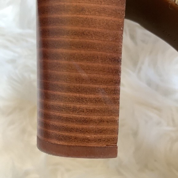 Preston & York Faye Leather T-Strap Block Heel Dress Sandals Sz 10 - Picture 12 of 12